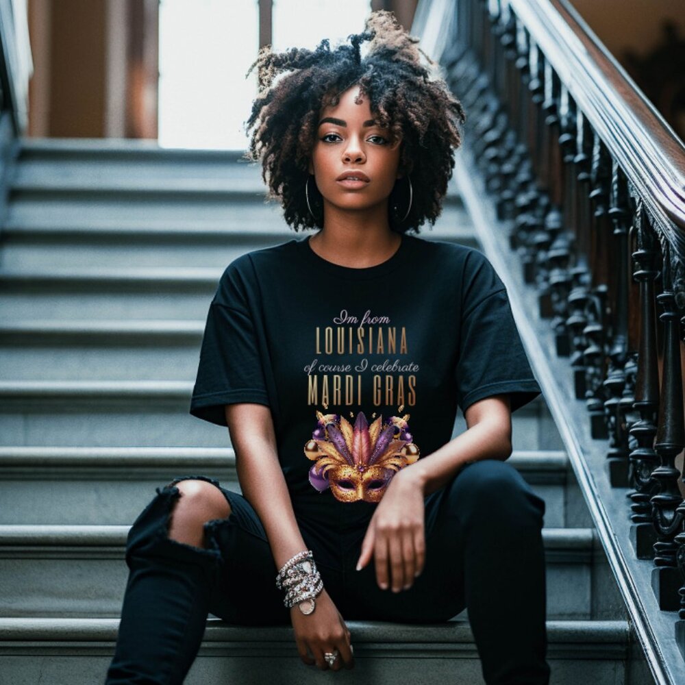 Im from Louisiana Mardi Gras Shirt